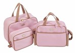 Ficha técnica e caractérísticas do produto Kit Bolsa Maternidade Clássica - Tutti Baby Rosa