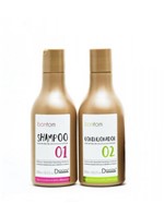 Ficha técnica e caractérísticas do produto Kit Bontom Shampoo 300 Ml + Condicionador 300 Ml Óleo de Coco Cabelos Crespos Cacheados - Dacov Cosméticos