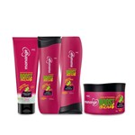 Kit Boost de Crescimento Monange Pré-Shampoo, Shampoo, Condicionador e Creme de Pentear