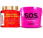 Ficha técnica e caractérísticas do produto Kit Botox Capilar Life Hair 1k+ SoS Ultra Concentrado 2kg