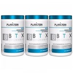 Kit 3 Botox Plancton Creme Alisante Tratamento Orghanic 1kg Cada