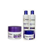 Ficha técnica e caractérísticas do produto Kit Botox Pro Keratin 300g + Tratamento Hidratação Home Care 3x300ml Kiron Cosméticos Max C.A.