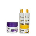 Kit Botox Pro Keratin 300g + Tratamento Nutrição Home Care 3x300ml Kiron Cosméticos Max T.X.