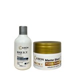 Kit Botox Protein System 300g + Shampoo Antirresíduos 300ml Kiron Cosméticos Max N.Y.