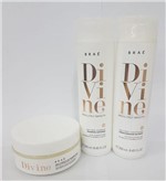 Ficha técnica e caractérísticas do produto Kit Braé Divine Absolutely Smooth Antifrizz Shampoo 250ml + Condicionador 250ml + Máscara 200g