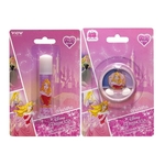 Ficha técnica e caractérísticas do produto Kit Brilho Labial + Sombra Infantil Aurora Disney Princesas