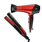 Ficha técnica e caractérísticas do produto Kit Britânia com Secador de Cabelo Beauty Duo Red BSC2900 + Prancha Alisadora - 220V
