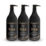 Ficha técnica e caractérísticas do produto Kit Bsk Doux Clair Shampoo + Condicionador + Creme Hidroprotetor 3x1 1000ml