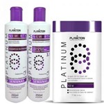 Ficha técnica e caractérísticas do produto Kit Btx Platinum Matizador - Shampoo + Condicionador e Botox 1kg - Plancton