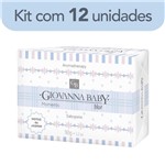 Ficha técnica e caractérísticas do produto Kit C/ 12 Sabonete Retangular Blue Giovanna Baby Moments 90 G