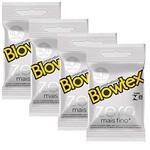 Ficha técnica e caractérísticas do produto Kit c/ 4 Pacotes Preservativo Blowtex Zero c/ 3 Un Cada
