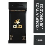 Ficha técnica e caractérísticas do produto Kit c/ 4 Preservativo OLLA Lubrificado 6 unidades