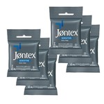 Ficha técnica e caractérísticas do produto Kit c/ 6 Preservativo JONTEX Lubrificado Sensitive 3 unidades