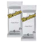 Kit C/ 12 Pacts Preservativo Blowtex Zero C/ 3 Un Cada