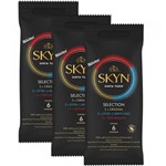 Ficha técnica e caractérísticas do produto Kit C/ 3 Pacotes Preservativo Skyn Selection C/ 6 Un Cada