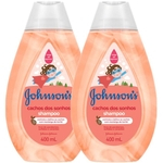 Ficha técnica e caractérísticas do produto Kit c/ 2 Shampoo Johnson's Baby Cachos Definidos 400ml