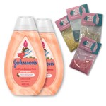 Ficha técnica e caractérísticas do produto Kit C2 Shampoos Baby Cachos Definidos 400ml+GRÁTIS Glitter para Realçar o Rosto no Carnaval - Johnson'S