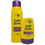 Ficha técnica e caractérísticas do produto Kit Cabelo Manteiga La Bella Liss Shampoo 500ml e Leave-in 150g