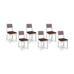 Ficha técnica e caractérísticas do produto Kit - Cadeiras de Jantar 4211 - Madesa - Branco