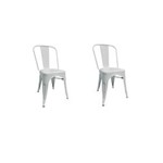 Ficha técnica e caractérísticas do produto Kit 2 Cadeiras Tolix - Branco