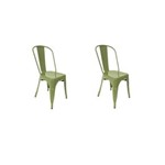 Ficha técnica e caractérísticas do produto Kit 2 Cadeiras Tolix - Verde Musgo