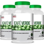 Ficha técnica e caractérísticas do produto Kit 3 Café Verde Com Vitamina C Chá Mais 60 Cápsulas