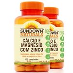 Ficha técnica e caractérísticas do produto Kit 2 Cálcio Magnésio e Zinco Sundown 100 comprimidos