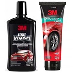 Ficha técnica e caractérísticas do produto Kit Car Wash 3m 500ml Shampoo + Silicone em Gel 120g