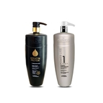 Kit Carbonoplastia Escova Progressiva em Gel Nuance + Shampoo de Limpeza Profunda Anti Resíduos