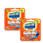 Kit Carga Gillette Fusion com 8 Unidades