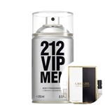 Ficha técnica e caractérísticas do produto KIT Carolina Herrera 212 VIP Men - Body Spray Masculino 250ml+Good Girl e Good Girl Légère