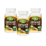 Kit com 3 Cartacoco Óleo de Cartamo e Coco - Unilife - 60 Cápsulas