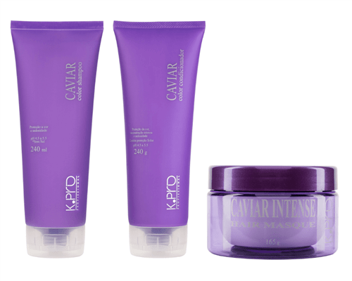 Ficha técnica e caractérísticas do produto Kit Caviar Color - Shampoo, Condicionador e Caviar Intense Hair Masque