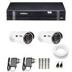 Ficha técnica e caractérísticas do produto Kit CFTV 2 Câmeras Infra 720p Intelbras VHD 3120B G3 + DVR Intelbras Multi HD + Acessórios