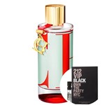 Ficha técnica e caractérísticas do produto KIT CH LEau Carolina Herrera Eau de Toilette - Perfume Feminino 150ml+212 VIP Black Men