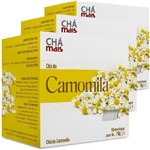 Ficha técnica e caractérísticas do produto Kit 3 Chá Camomila Chá Mais 10 Sachês 10g