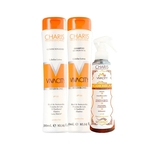 Kit Charis Vivacity Reflex Blond Shampoo + Condicionador 300ml + Spray Loção Camomila 150ml