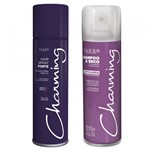 Kit Charming Fixador para Cabelo Spray Forte 200ml + Shampoo a Seco Anticaspa Woman 200ml - Cless