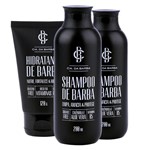 Kit Cia da Barba: Dois Shampoos e um Balm Hidratante para Barba