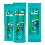 Ficha técnica e caractérísticas do produto Kit Clear Detox Diário 2 Shampoos + Condicionador