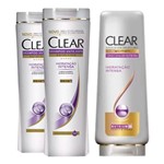 Ficha técnica e caractérísticas do produto Kit Clear Hidratação Intensa Shampoo 200ml 2 Unidades + Condicionador