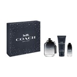 Ficha técnica e caractérísticas do produto Kit Coach For Men Perfume Eau de Toilette + Gel de Banho + Mini
