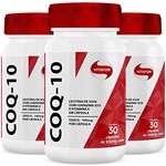 Ficha técnica e caractérísticas do produto Kit 3 Coenzima COQ-10 Vitafor 30 Cápsulas