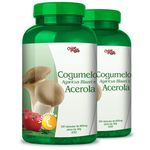 Ficha técnica e caractérísticas do produto Kit 3 Cogumelo Agaricus Blazei + Acerola Chá Mais 100 Cápsulas