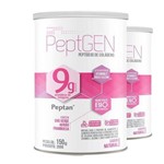 Ficha técnica e caractérísticas do produto Kit 2 Colágeno Hidrolisado Premium Peptan 9g - Chá Mais - 150g