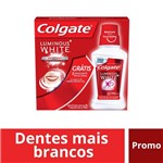 Ficha técnica e caractérísticas do produto Kit Colgate Luminous White Creme Dental 70g 3 Unidades + Enxaguante Bucal 250ml