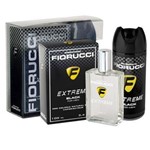Ficha técnica e caractérísticas do produto Kit Colônia Fiorucci Black + Desodorante Aerosol