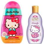 Ficha técnica e caractérísticas do produto Kit Colônia Hello Kitty Candy + Shampoo Cabelos Cacheados