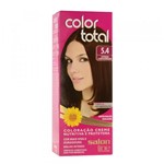 Ficha técnica e caractérísticas do produto Kit Coloração Creme Color Total N 5.4 Castanho Claro Acobreado - Salon Line