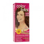 Ficha técnica e caractérísticas do produto Kit Coloração Creme Color Total N 6.34 Louro Escuro Acobreado - Salon Line